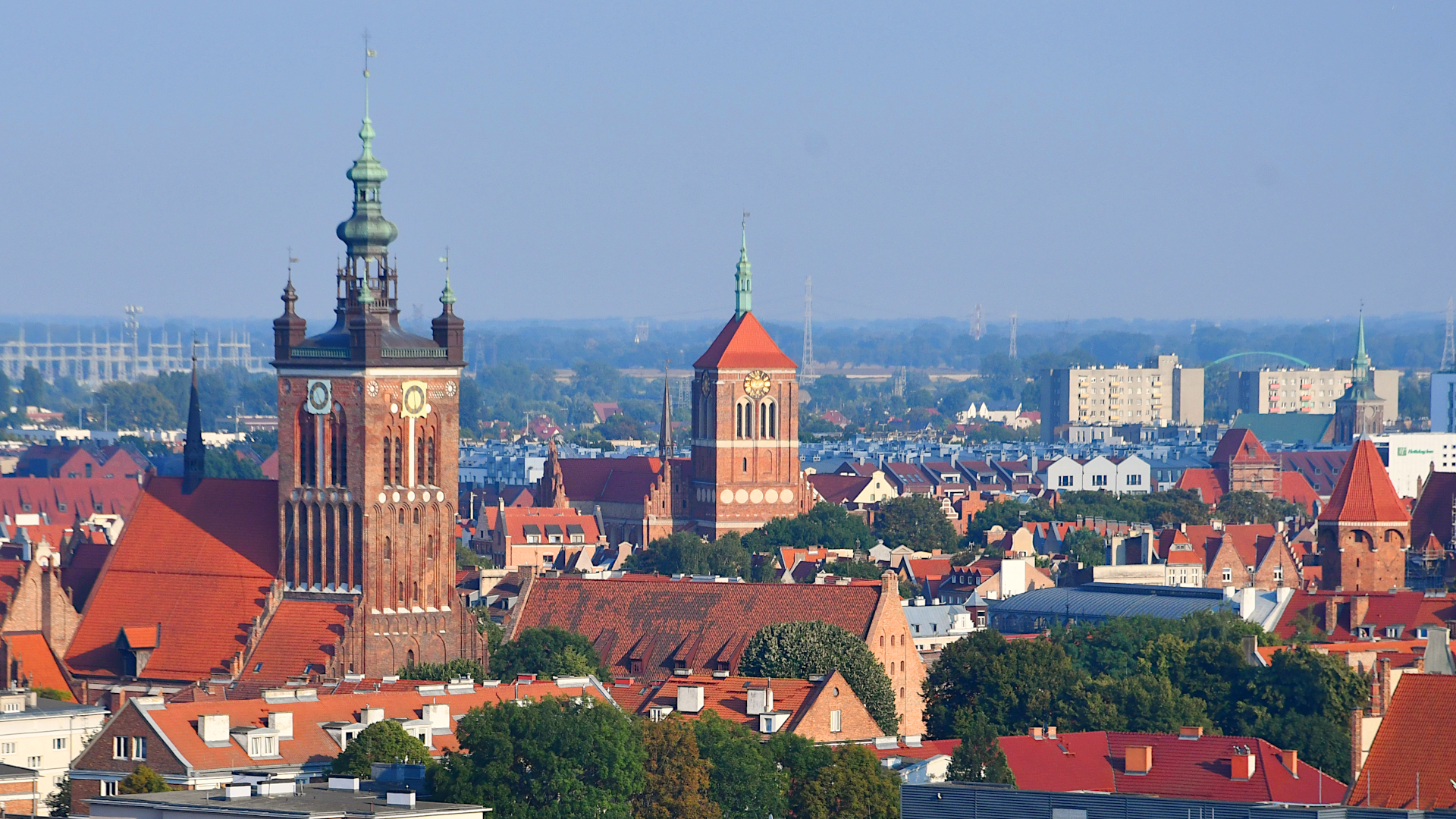 Panorama Gdańska z Góry Gradowej